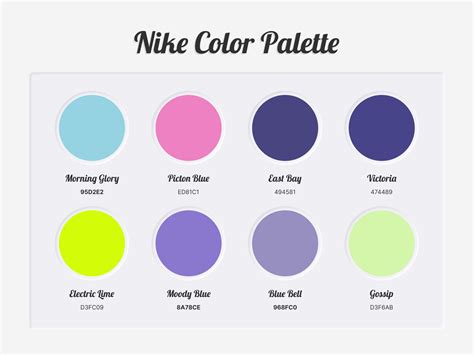 nike print color codes